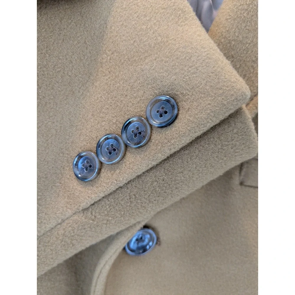 J Crew Ludlow Wool Cashmere Top Coat Camel Tan Mens Size 40S‎